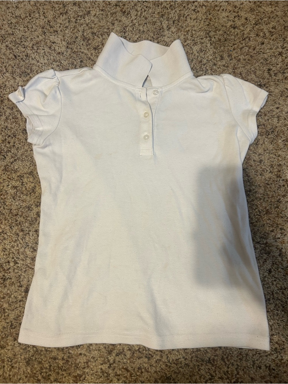 cat and jack size medium 7/8 polo shirts school white 2 available